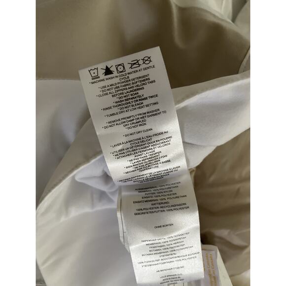 Lole Snow Ski Pants Women XL White Quilted Knee Zip Hand Pockets Snowboarding - Picture 7 of 16